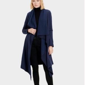UGG JANNI FLEECE Blanket CARDIGAN NAVY Small